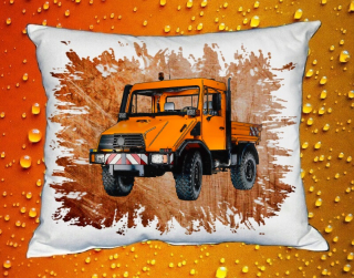 Polštářek Mercedes Unimog U20 IV černá