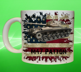 hrnek s tankem M47 Patton 330ml