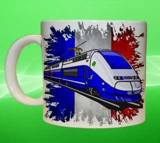 hrnek s lokomotivou TGV 75ml