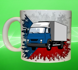 Moon River AVIA vlajka hrnek s náklaďákem obsah 330 ml