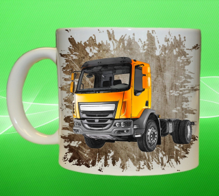 Moon River DAF LF hnědý míchačka hrnek s náklaďákem obsah 330 ml