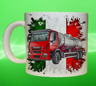 Moon River IVECO TECTOR 240E28 vlajka hrnek s náklaďákem obsah 330 ml