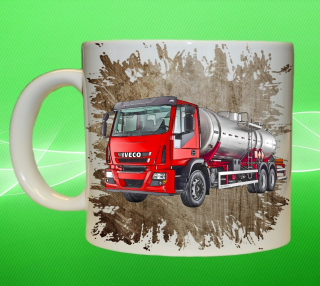 Moon River IVECO TECTOR 240E28 hnědý hrnek s náklaďákem obsah 330 ml