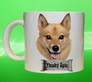 hrnek s pejskem Finský špic 150ml
