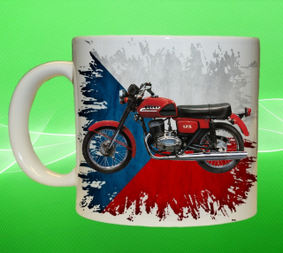 hrnek s motorkou ČZ 175 330 ml