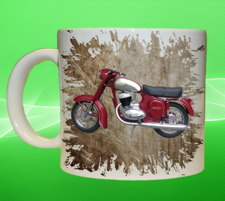 hrnek s motorkou České výroby XIV 550ml