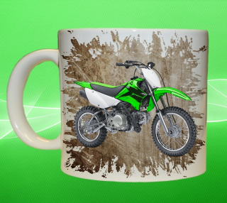 hrnek s motorkou Kawasaki KLX I 75ml