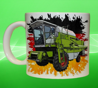 hrnek s kombajnem Claas Dominator 76 330ml