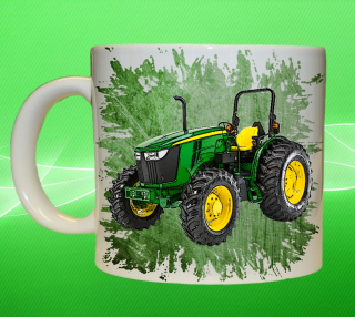 hrnek s traktorem John Deere 5075M II 550ml