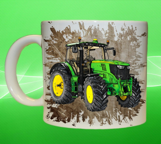 hrnek s traktorem John Deere 6210R I 550ml
