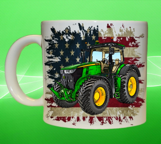 hrnek s traktorem John Deere 7250R 550ml