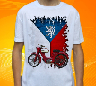 Dětské tričko s Českou motorkou MOPED vel. 128