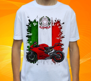 Dětské tričko s motorkou Ducati II vel. 122