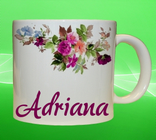 Moon River ADRIANA hrnek se jménem objem 75 ml