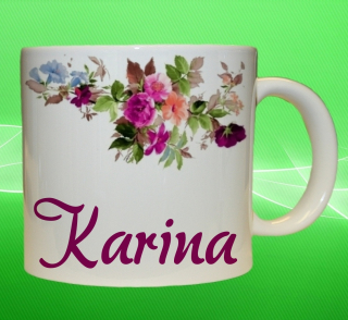 hrnek se jménem KARINA 330ml