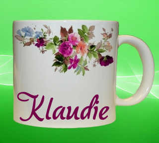 hrnek se jménem KLAUDIE 330ml