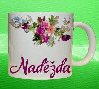 hrnek se jménem NADĚŽDA 330ml
