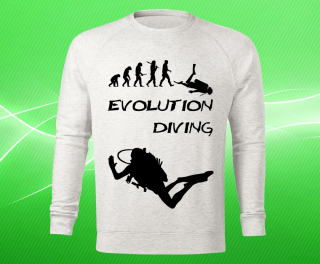 mikina evolution POTÁPĚNÍ pánská XL