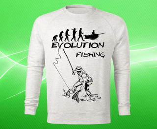 mikina evolution RYBAŘENÍ dámská XL