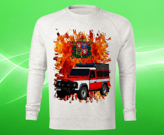 mikina hasiči LAND ROVER DEFENDER dámská S