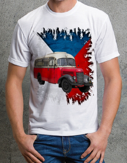 Moon River Praga RND tričko s autobusem 158