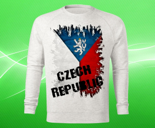 mikina s vlajkou Česká Republika pánská L