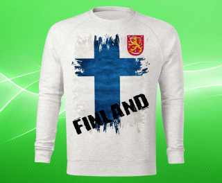 mikina s vlajkou FINSKA pánská L