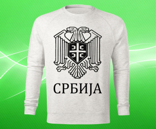 mikina se znakem SRBSKA pánská L