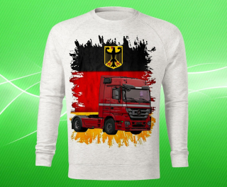 mikina s potiskem Mercedes Actros I pánské L