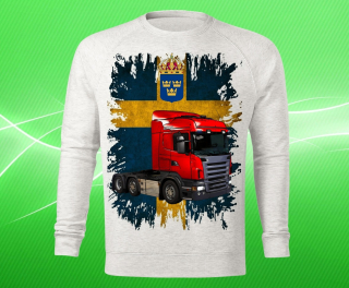mikina s potiskem SCANIA III pánské L