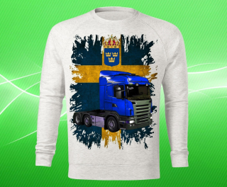 mikina s potiskem SCANIA IV pánské L