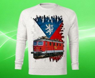 mikina s lokomotivou 121 007 pánská M