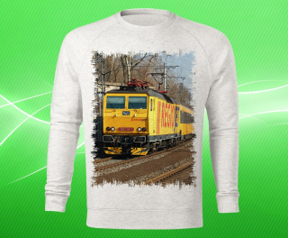 mikina s lokomotivou 162 112-7 dámská M