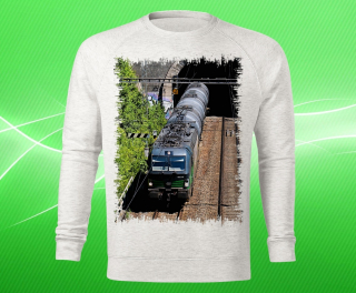 mikina s lokomotivou 193 216 dámská M