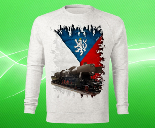 mikina s lokomotivou 555 dámská XL