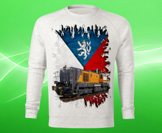 mikina s lokomotivou 741 726 pánská M