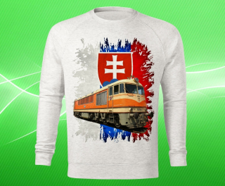 mikina s lokomotivou T678 POMERANČ II dámská S