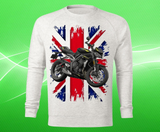 mikina s motorkou Triumph pánská 3XL