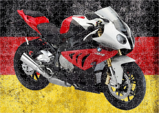 puzzle s motorkou BMW S1000RR 300 dílků