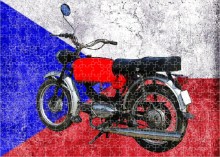 puzzle s motorkou mustang 23 540 dílků
