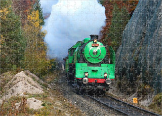 puzzle s lokomotivou 486 007 120 dílků