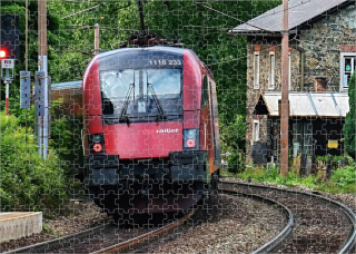 puzzle s lokomotivou 1116 233 384 dílků