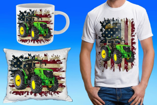 John Deere 6210R dárkový set 158