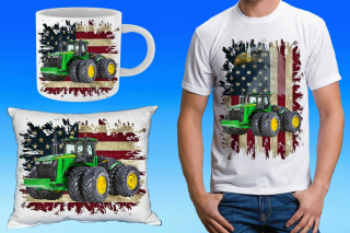 John Deere 9620R dárkový set 140