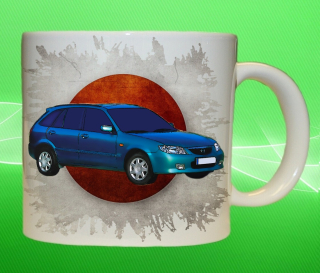 hrnek s Mazda 323F 2000 450ml