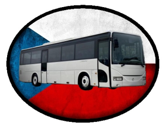 nášivka s autobusem IVECO Ovál