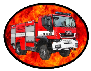 nášivka pro hasiče IVECO TRAKKER 4x4 Ovál
