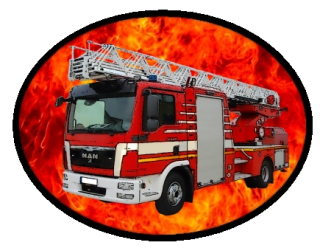 nášivka pro hasiče MAN žebřík Obdélník nažehlovací