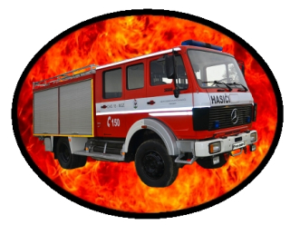 nášivka pro hasiče Mercedes-Benz Ovál nažehlovací