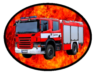 nášivka pro hasiče SCANIA CAS 20 Ovál nažehlovací